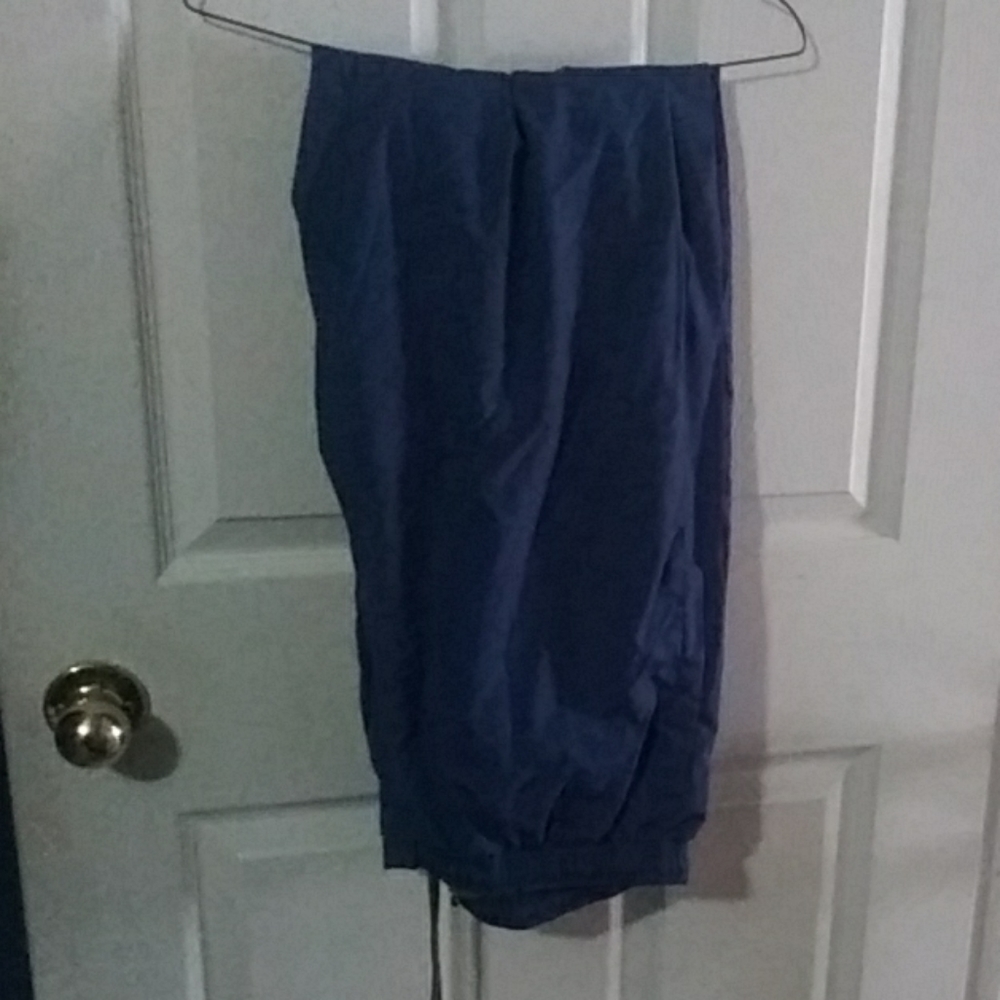 Mens drawstring windbreaker pants